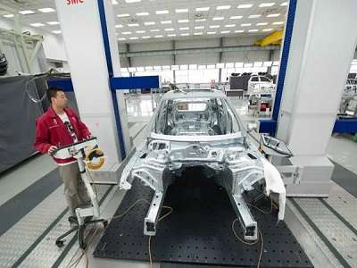 汽车车身偏差检测